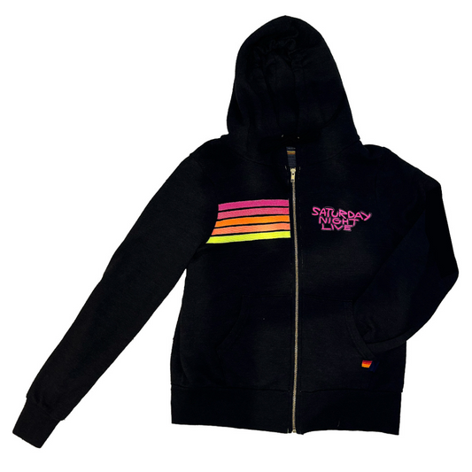 SNL x Aviator Nation Pink Stripe Hoodie